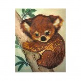 wholesale diy 5d animal koala gem diamond painting full drills dmc kit for kids